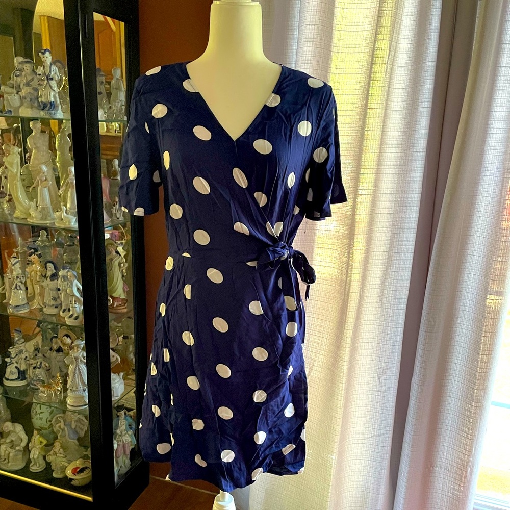 NWT Peyton and Parker polka dot wrap dress